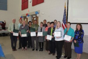 Public Service Recognition Week 2016 group photo of people holding awards